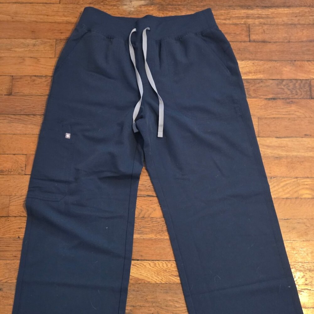 figs Dark Harbor High Waisted Isabel Wide Leg, catarina one top